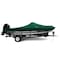 Eevelle Boat Cover ALUMINUM FISHING High Windshield Inboard Fits 16ft 6in L up to 88in W Green WSAFH1688-HTR - alternate 1